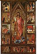 BIONDO, Giovanni del Altarpiece of the Baptist fgf Spain oil painting artist
